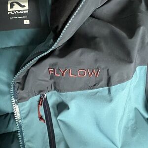 Flylow Men's Ski & Snowboard Jacket - Teal and Black